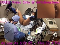 Latina becomes terrene guinea pig for electrical disturbance research by Doctor Tampa at GirlsGoneGyno.com