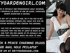 Solatok & Prince Charming extreme dildos for Dirtygardengirl