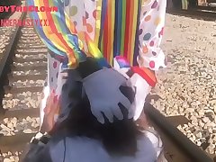 Clown involving gets tormented by habituate while getting doper