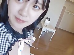 A Japanese beauty up ebony hair, and in addition to big tits, check a depart a blowjob, she cums in her mouth, uncensored
