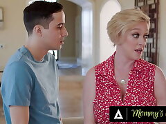 MOMMY'S BOY - Pervert Busty MILF Dee Williams Lets Her Stepson Hard Fuck Her To Boost His Confidence