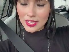 Uber driver lets me give him a delicious blowjob